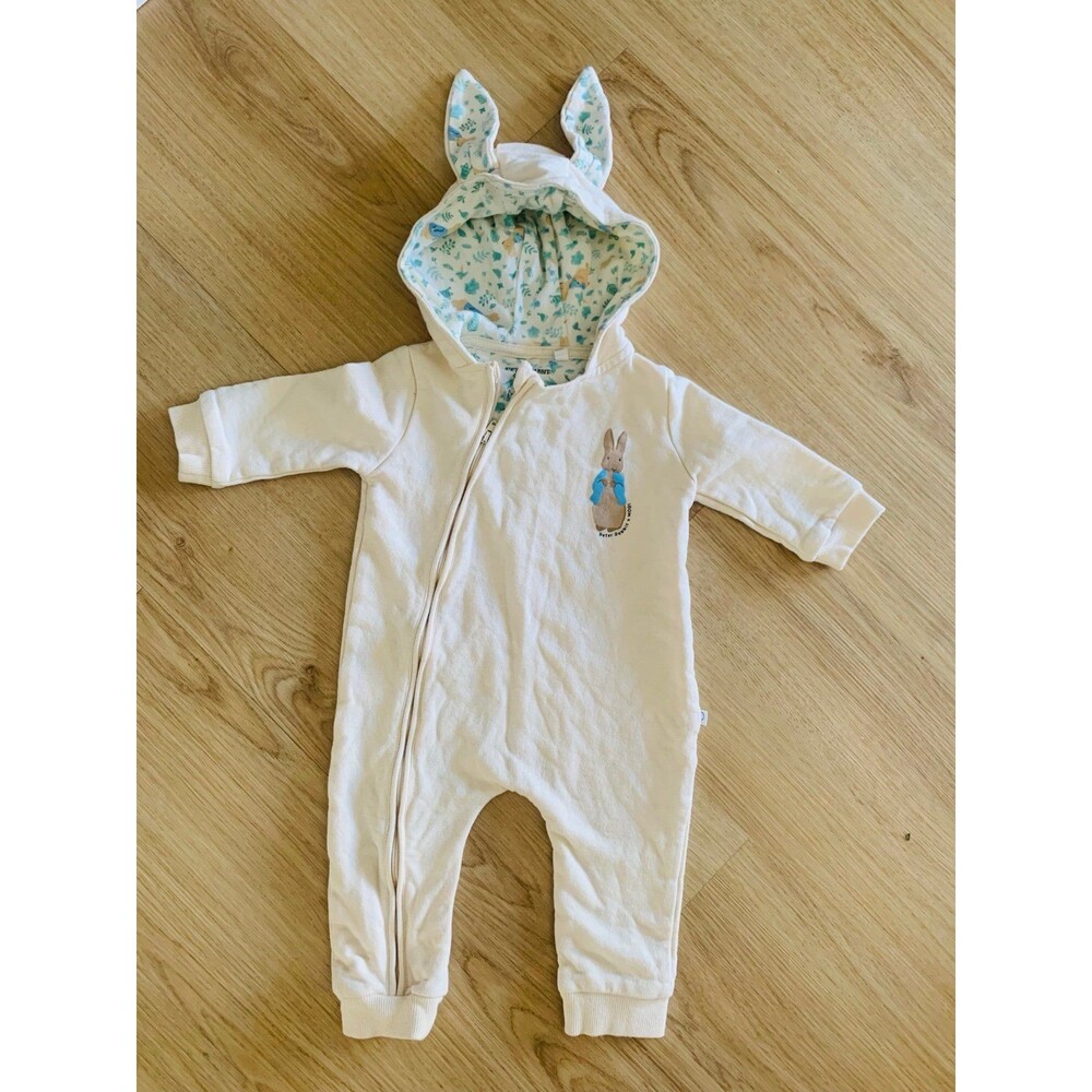 Jumpsuit MORI x PETER RABBIT organic cotton 3-6M